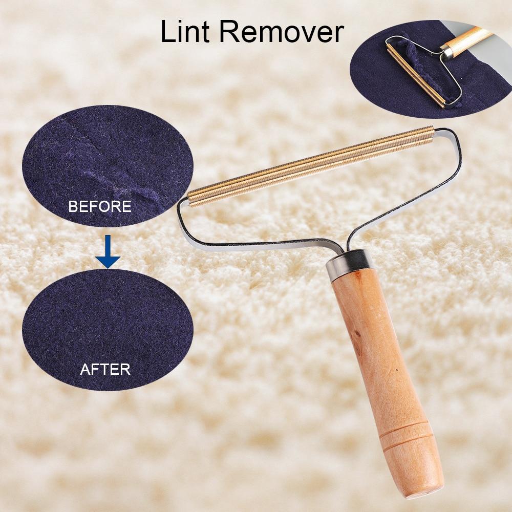 Portable Lint Remover Clothes Fuzz Fabric Shaver Brush
