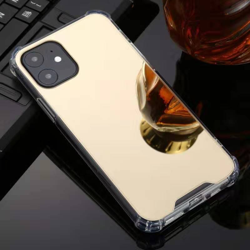 Portable Mirror Airbag Phone Case, TPU and Hard Acylic
