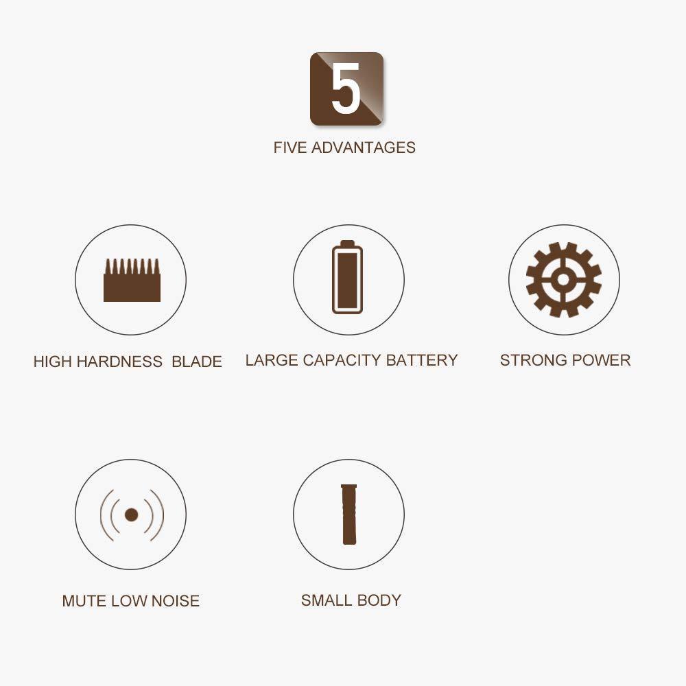 Electric Pro Li Outliner Grooming Rechargeable Cordless Close Cutting T-Blade Trimme
