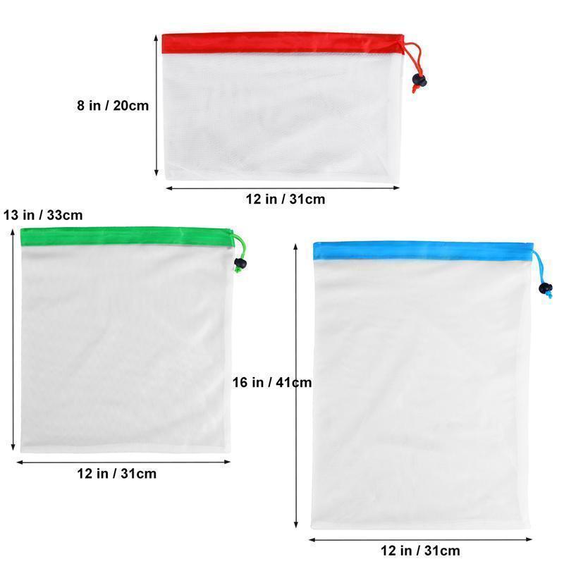 ReuseMesh - Reusable Produce Bags (12 Pack) - shopitfirst