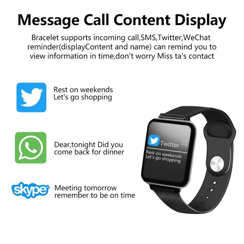 Smart watches Waterproof Sports for iPhone phone Smartwatch Heart Rate Monitor Blood Pressure Functions For Women men kid