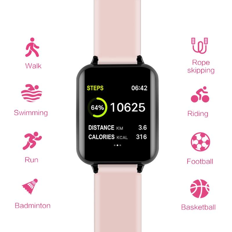 Smart watches Waterproof Sports for iPhone phone Smartwatch Heart Rate Monitor Blood Pressure Functions For Women men kid