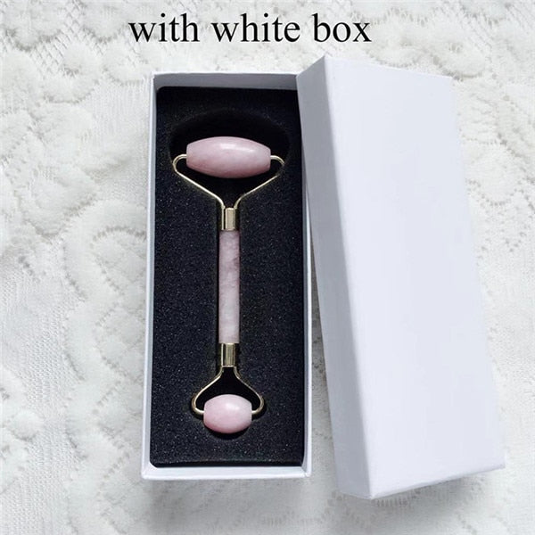Facial Massage Roller And Stone Set