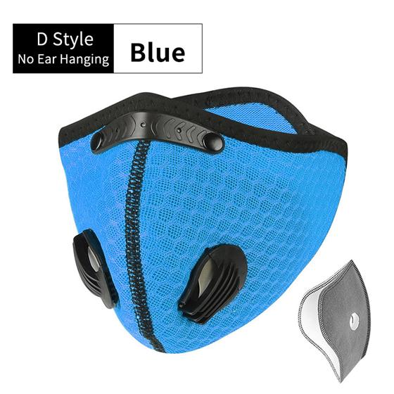 Outdoor activities/Sports/Cycling Activated Carbon PM2.5 Anti-Dust Face Mask W/ Filters