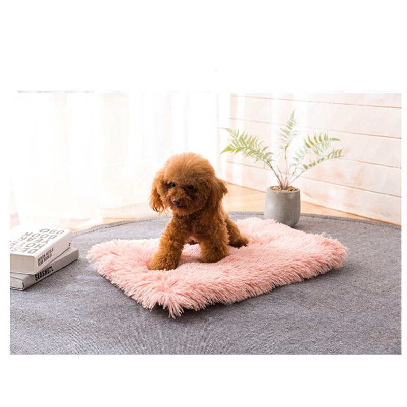Round Fluffy Soft Dog Bed