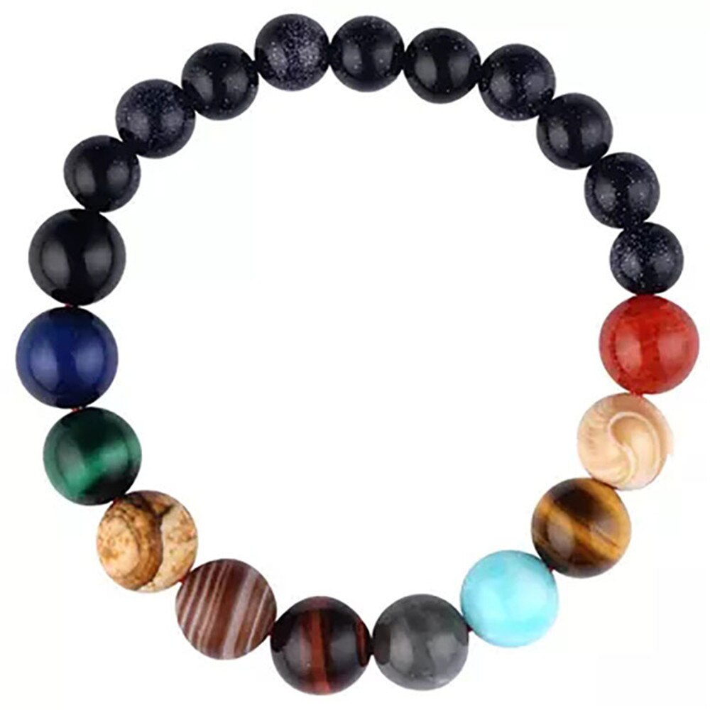 Universe Yoga Chakra Galaxy Solar System Bracelets