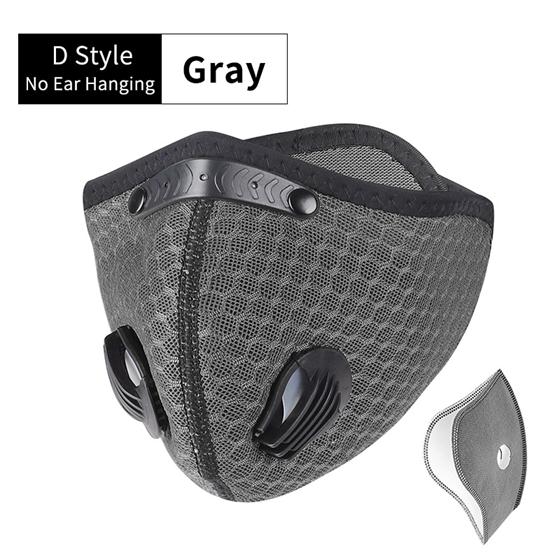 Outdoor activities/Sports/Cycling Activated Carbon PM2.5 Anti-Dust Face Mask W/ Filters