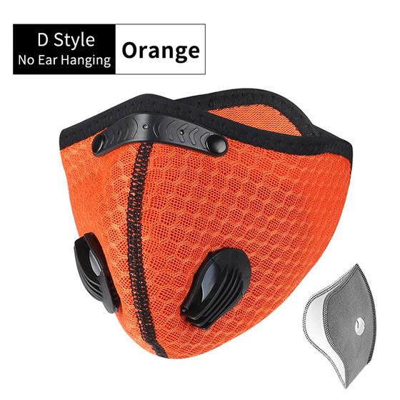 Outdoor activities/Sports/Cycling Activated Carbon PM2.5 Anti-Dust Face Mask W/ Filters
