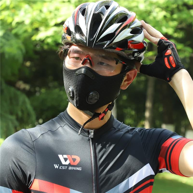 Outdoor activities/Sports/Cycling Activated Carbon PM2.5 Anti-Dust Face Mask W/ Filters