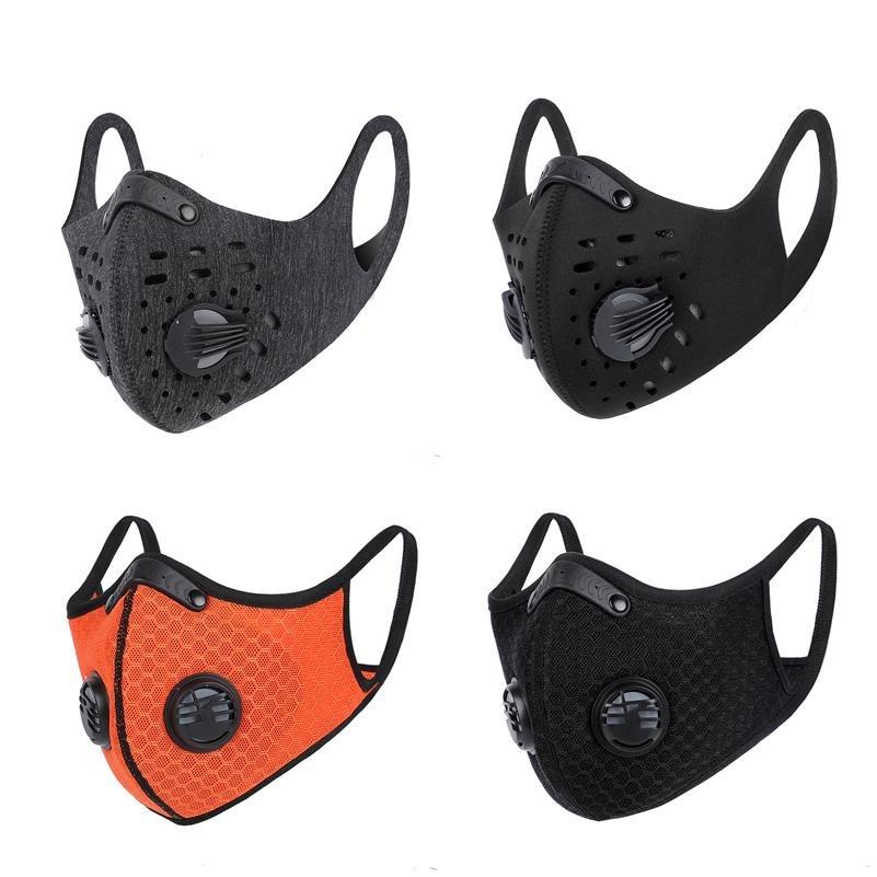 Outdoor activities/Sports/Cycling Activated Carbon PM2.5 Anti-Dust Face Mask W/ Filters
