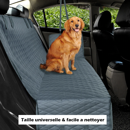 La housse de protection siège arrière de voiture pour chien