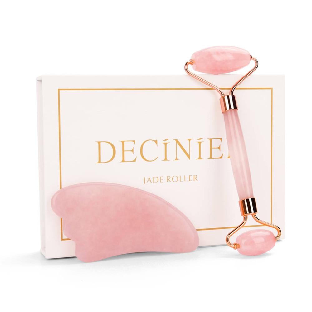 Facial Massage Roller And Stone Set