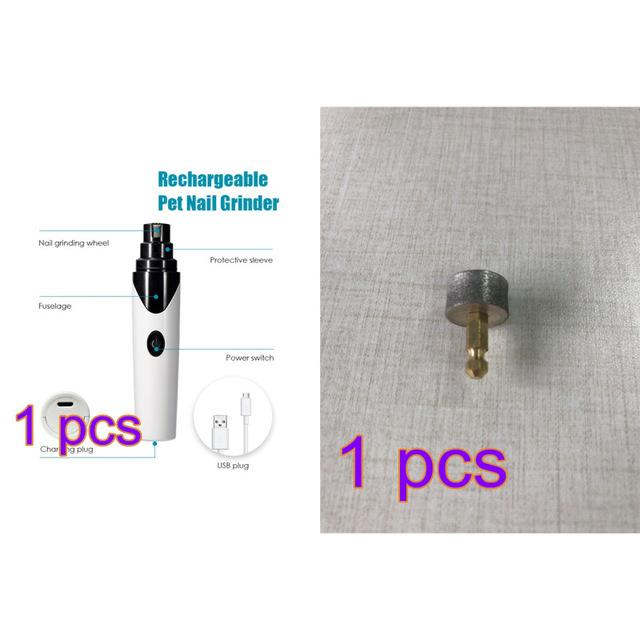 Electric Pet Nail Grinder Pet Paws Trimmer Dog Nails Grooming Tool Cat Nail Clipper Trimming Cutter USB Charging Pet Shop Supply