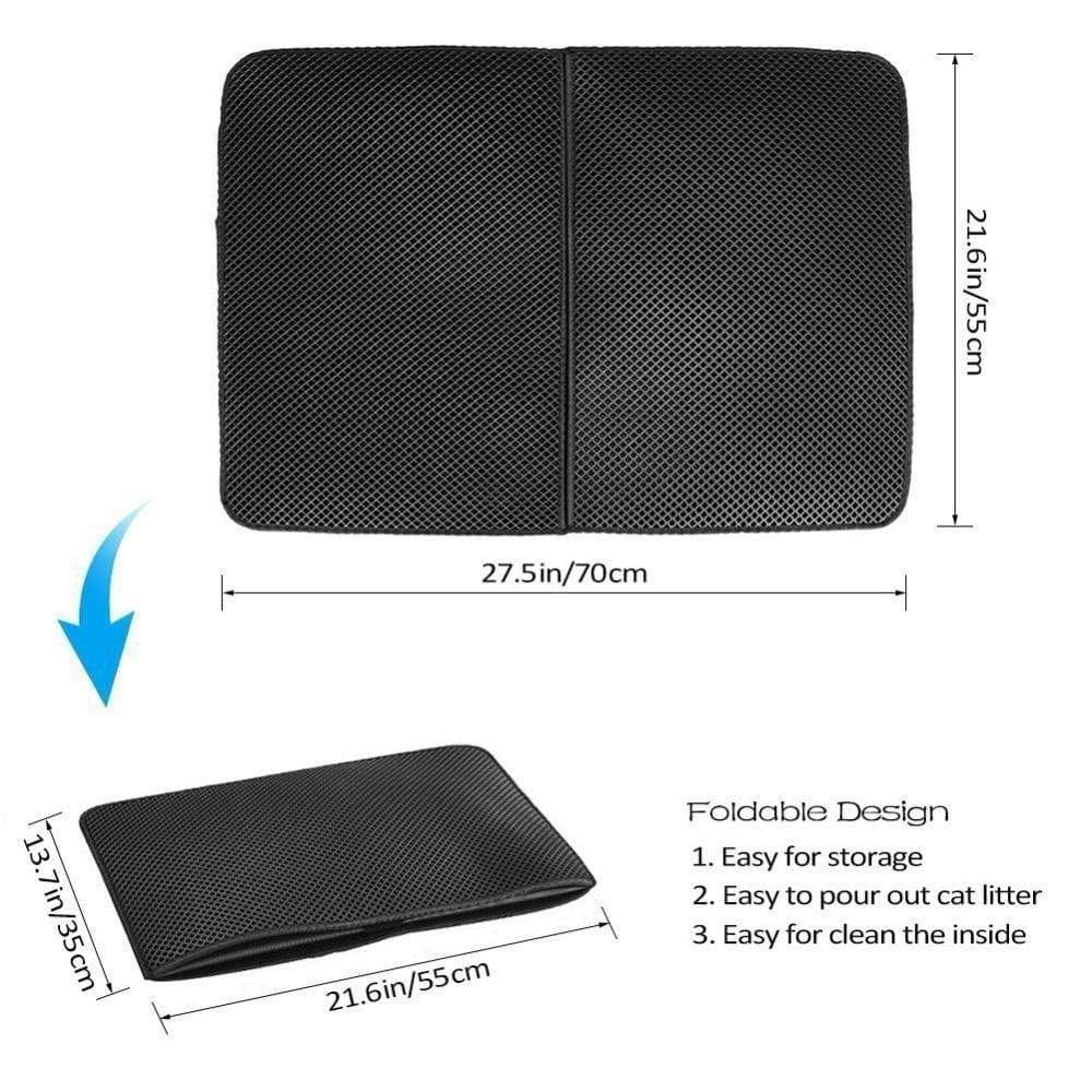 Double-Layer Cat Litter Mat