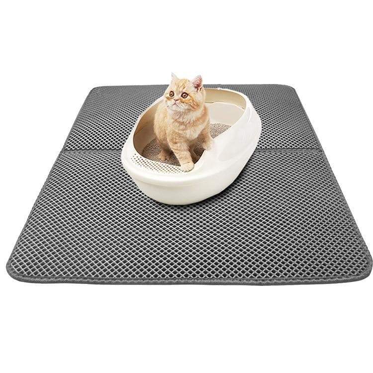 Double-Layer Cat Litter Mat